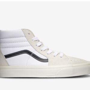 Vans SK8 Hi Sneakers- White/Black